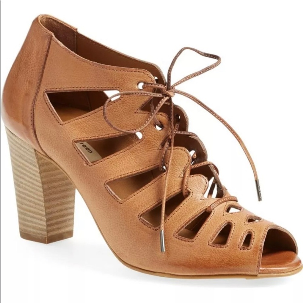 Paul Green Jansen Cognac Leather Ankle Bootie